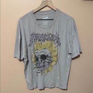 American Eagle Gray Band Tee